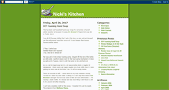 Desktop Screenshot of nickiskitchen.blogspot.com