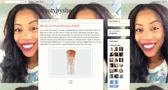 Desktop Screenshot of beautybyshea.blogspot.com