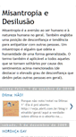 Mobile Screenshot of misantropiaedesilusao.blogspot.com