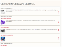 Tablet Screenshot of colegiocristocrucificado.blogspot.com