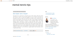 Desktop Screenshot of mental-tennis-tips.blogspot.com