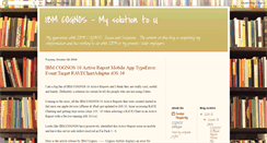 Desktop Screenshot of cognos4u.blogspot.com