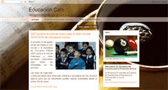 Desktop Screenshot of educacioncafe.blogspot.com