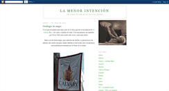 Desktop Screenshot of lamenorintencion.blogspot.com