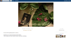 Desktop Screenshot of celebrations-of-life.blogspot.com