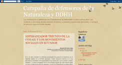 Desktop Screenshot of campanadefensores.blogspot.com