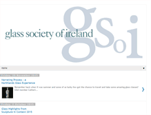 Tablet Screenshot of glasssocietyofireland.blogspot.com