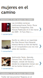 Mobile Screenshot of mujeresenelcamino.blogspot.com