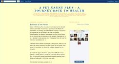 Desktop Screenshot of apetnannyplus.blogspot.com