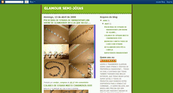 Desktop Screenshot of glamoursemijoias.blogspot.com