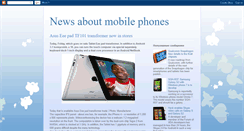 Desktop Screenshot of newsaboutmobilephones.blogspot.com