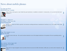 Tablet Screenshot of newsaboutmobilephones.blogspot.com