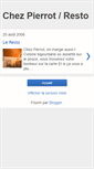 Mobile Screenshot of chezpierrotresto.blogspot.com