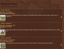 Tablet Screenshot of miniatureofmind.blogspot.com