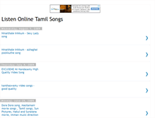 Tablet Screenshot of onlinetamilsong.blogspot.com