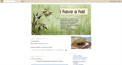 Desktop Screenshot of hatandgloves.blogspot.com