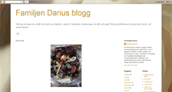 Desktop Screenshot of familjen-darius.blogspot.com
