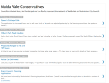Tablet Screenshot of maidavaleconservatives.blogspot.com