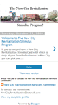 Mobile Screenshot of newcitystimulusprogram.blogspot.com