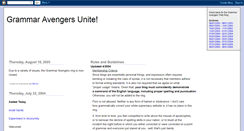 Desktop Screenshot of grammaravengers.blogspot.com