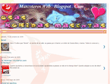 Tablet Screenshot of mascoterosweb.blogspot.com