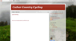 Desktop Screenshot of catharcountrycycling.blogspot.com