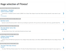Tablet Screenshot of fitness-blog-reviews.blogspot.com