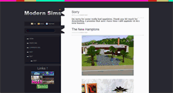 Desktop Screenshot of modernsims3home.blogspot.com