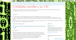 Desktop Screenshot of cotidianoescolaretics.blogspot.com