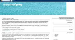 Desktop Screenshot of mylearning20blog.blogspot.com