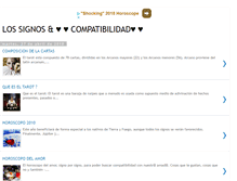Tablet Screenshot of losignosysucompatibilidad.blogspot.com