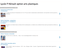 Tablet Screenshot of option-arts-plastiques.blogspot.com