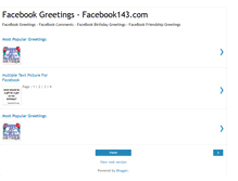 Tablet Screenshot of facebook143.blogspot.com
