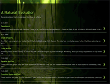 Tablet Screenshot of anaturalevolution.blogspot.com