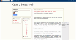 Desktop Screenshot of cazaypesca-web.blogspot.com