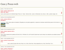 Tablet Screenshot of cazaypesca-web.blogspot.com