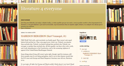 Desktop Screenshot of literature4everyone.blogspot.com