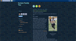 Desktop Screenshot of kortumfamilyties.blogspot.com