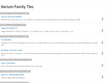 Tablet Screenshot of kortumfamilyties.blogspot.com