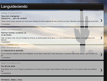 Tablet Screenshot of languideciendo.blogspot.com