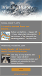 Mobile Screenshot of bringinghistoryalive.blogspot.com