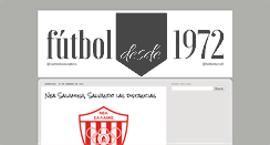 Desktop Screenshot of futboldesde1972.blogspot.com