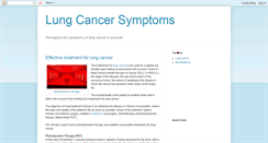 Desktop Screenshot of lung-cancer-symptom-s.blogspot.com