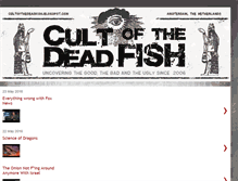 Tablet Screenshot of cultofthedeadfish.blogspot.com