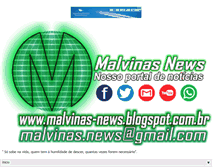 Tablet Screenshot of malvinas-news.blogspot.com