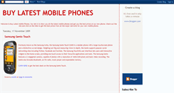 Desktop Screenshot of buy-latest-mobile-phones.blogspot.com