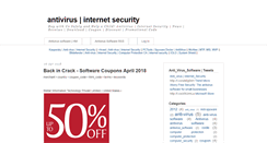 Desktop Screenshot of pc-antivirus-internet-security.blogspot.com