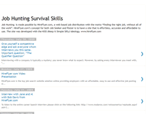 Tablet Screenshot of jobhuntingsurvivalskills.blogspot.com