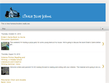 Tablet Screenshot of littleblueschool.blogspot.com