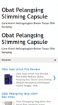 Mobile Screenshot of obatpelangsingslimmingcapsulesite.blogspot.com